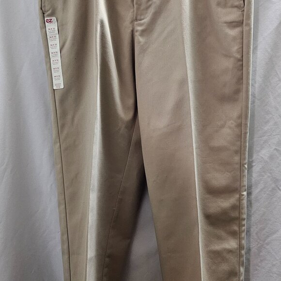 Men’s New Khaki “EZS by Haggar” Expandable Waistband Classic Fit 32" Read All - Picture 3 of 7
